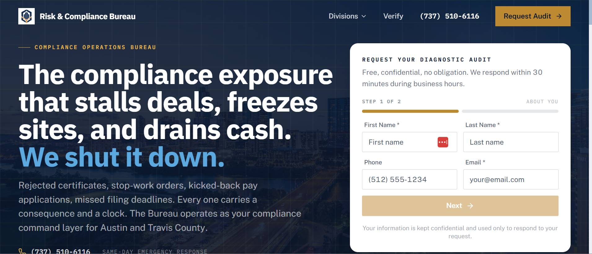 Risk and Compliance Bureau